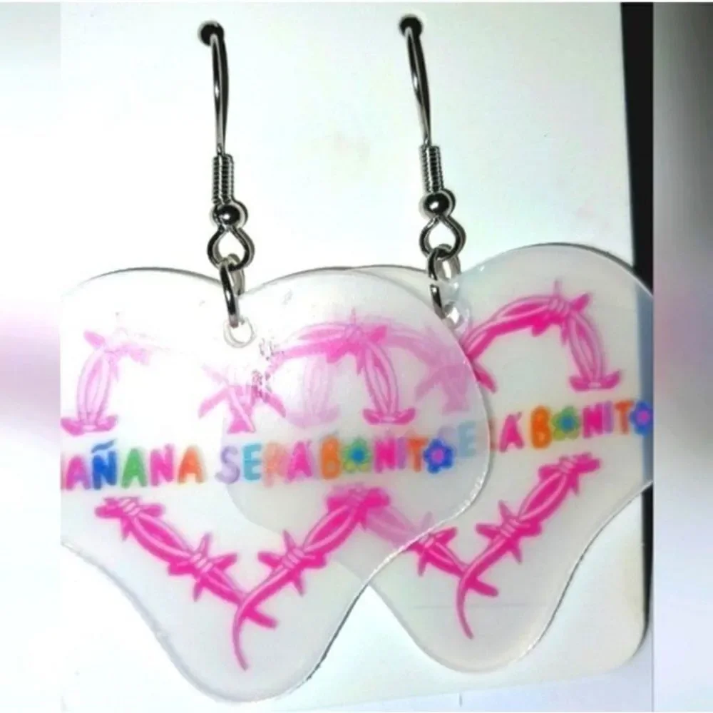 Colorful fun rainbow earrings - Picture 2 of 4