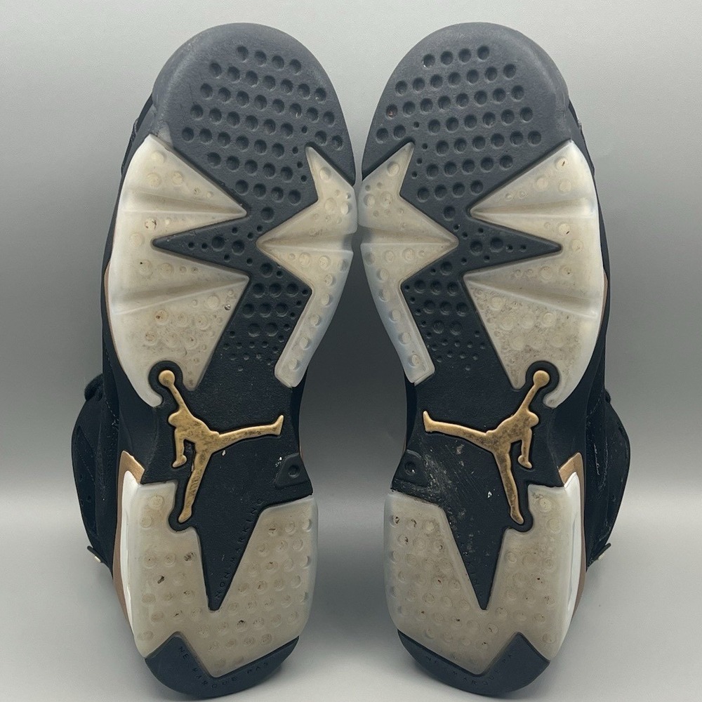 2020 Nike Air Jordan 6 DMP Gold Retro Shoes - Kids Youth Size 7 Women's Size 8.5 - Picture 7 of 8