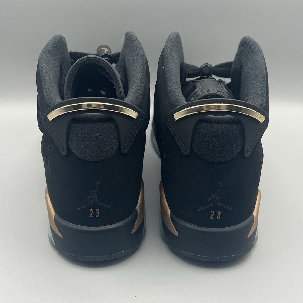 2020 Nike Air Jordan 6 DMP Gold Retro Shoes - Kids Youth Size 7 Women's Size 8.5 - Picture 4 of 8