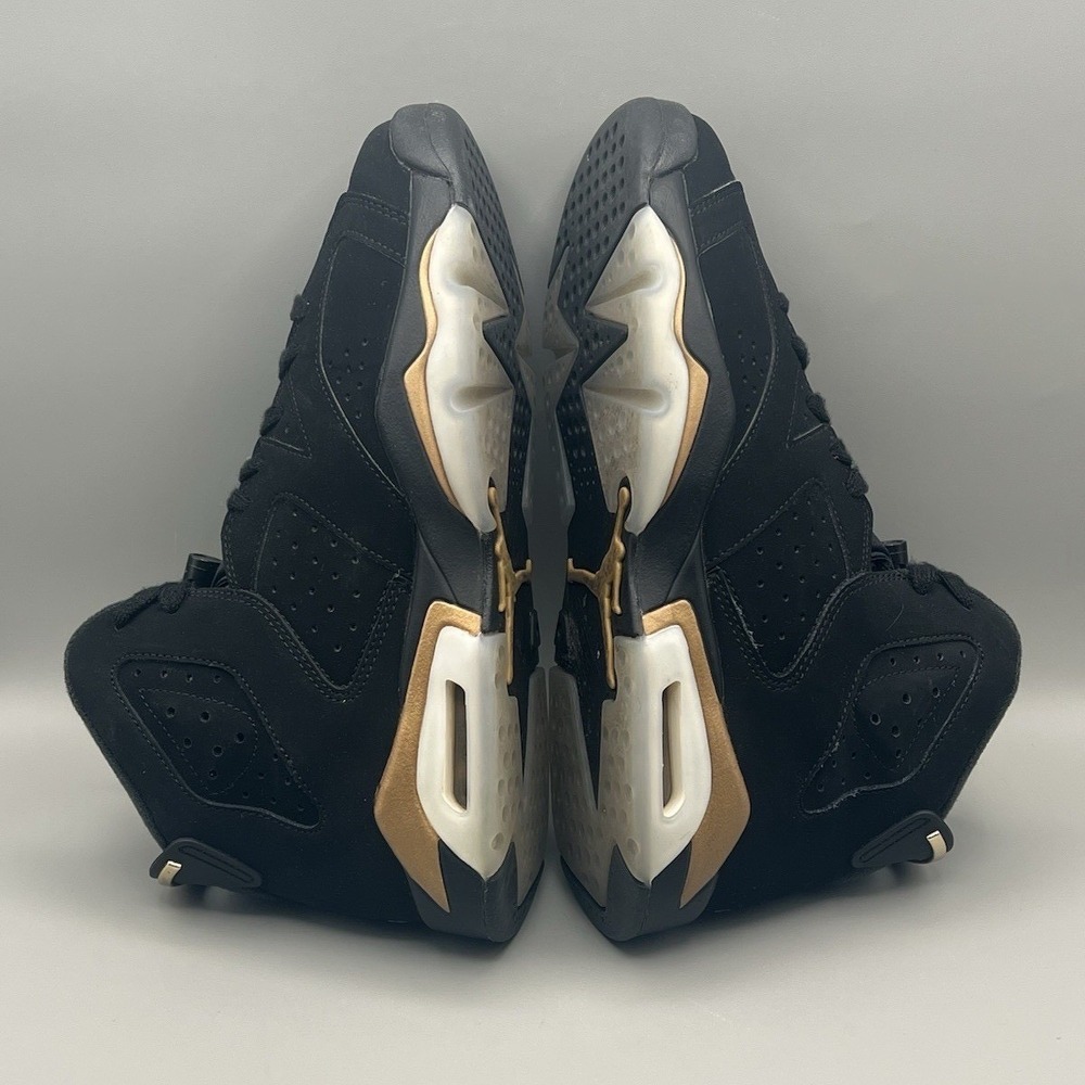 2020 Nike Air Jordan 6 DMP Gold Retro Shoes - Kids Youth Size 7 Women's Size 8.5 - Picture 5 of 8