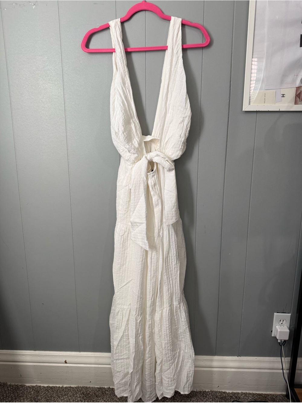 Lulus White Tie-Shoulder Midi Dress - Women's Elegant Summer Dress - Picture 2 of 3