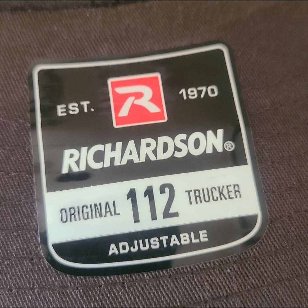 richardson "iron horse" trucker hat adjustable brown - Picture 3 of 6