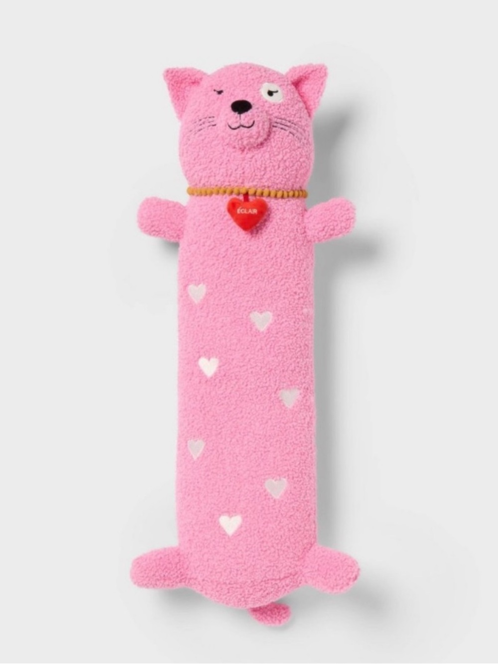 New! Pillowfort Pink Cat Kids' Long Weighted Plush Throw Pillow, Spring 2026