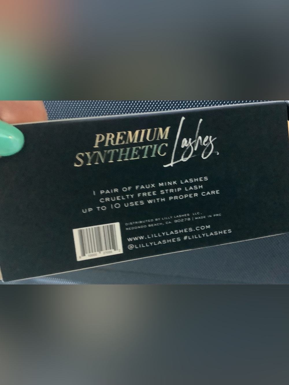 Lilly Lashes False Eyelash Pair in Black - Women Makeup - Picture 2 of 2