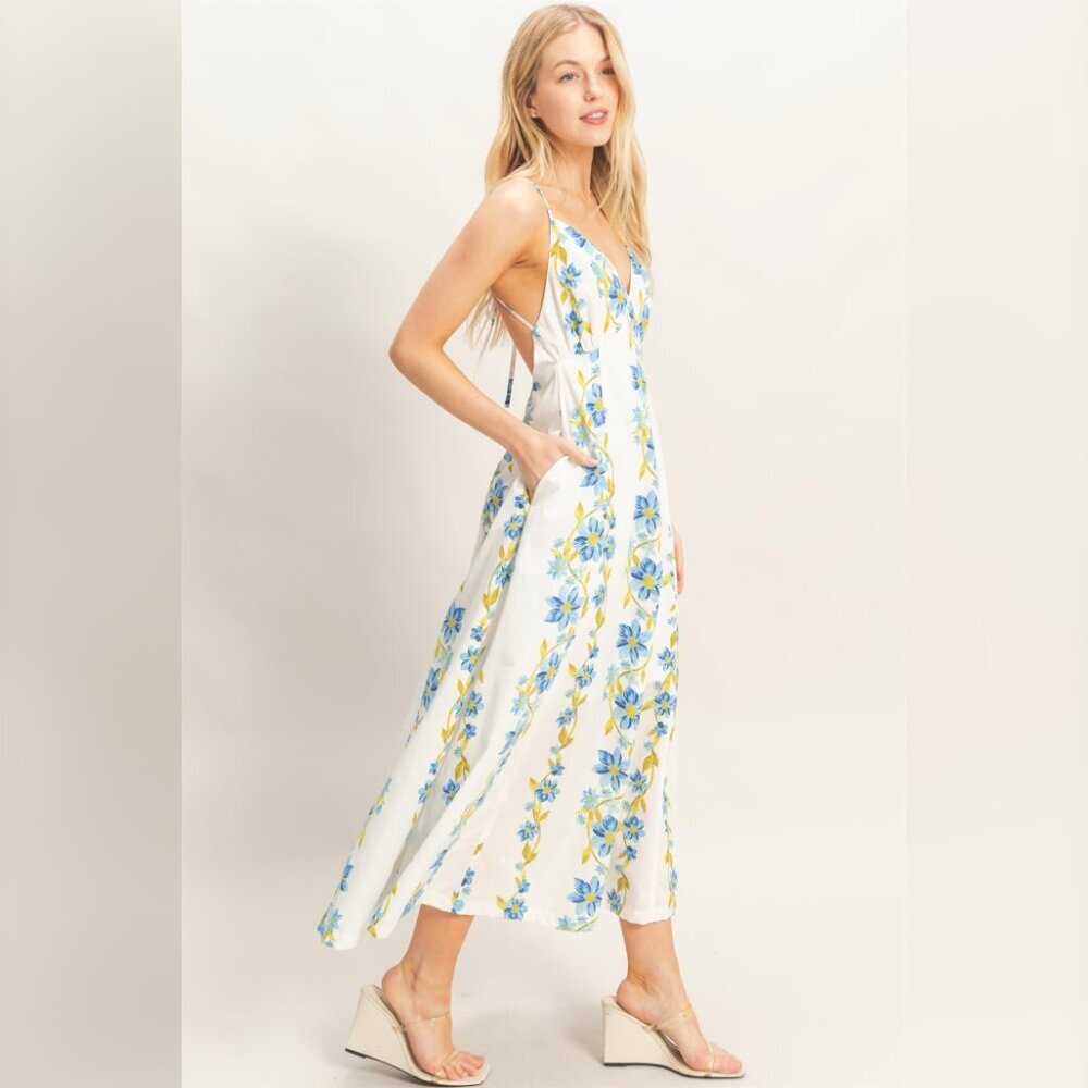 OFF THE VINE FLORAL MAXI DRESS - Picture 2 of 3