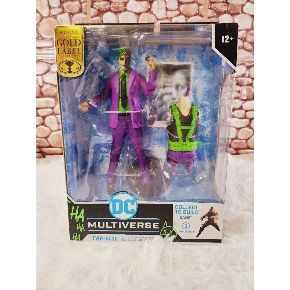 DC Multiverse Batman TWO FACE (Jokerized) 7" Figure Gold Label Target Exclusive