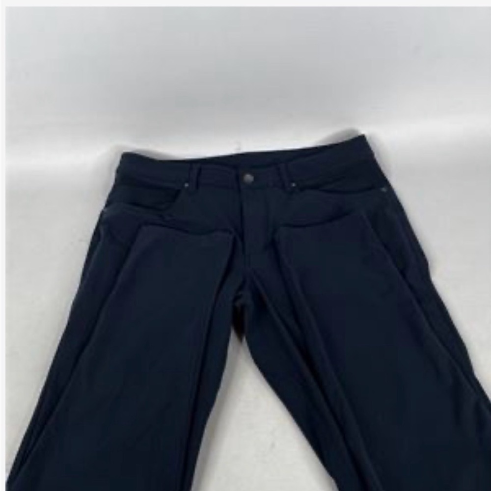 lululemon athletica Men's Deep Blue Slim Jeans size 32 - Picture 3 of 5