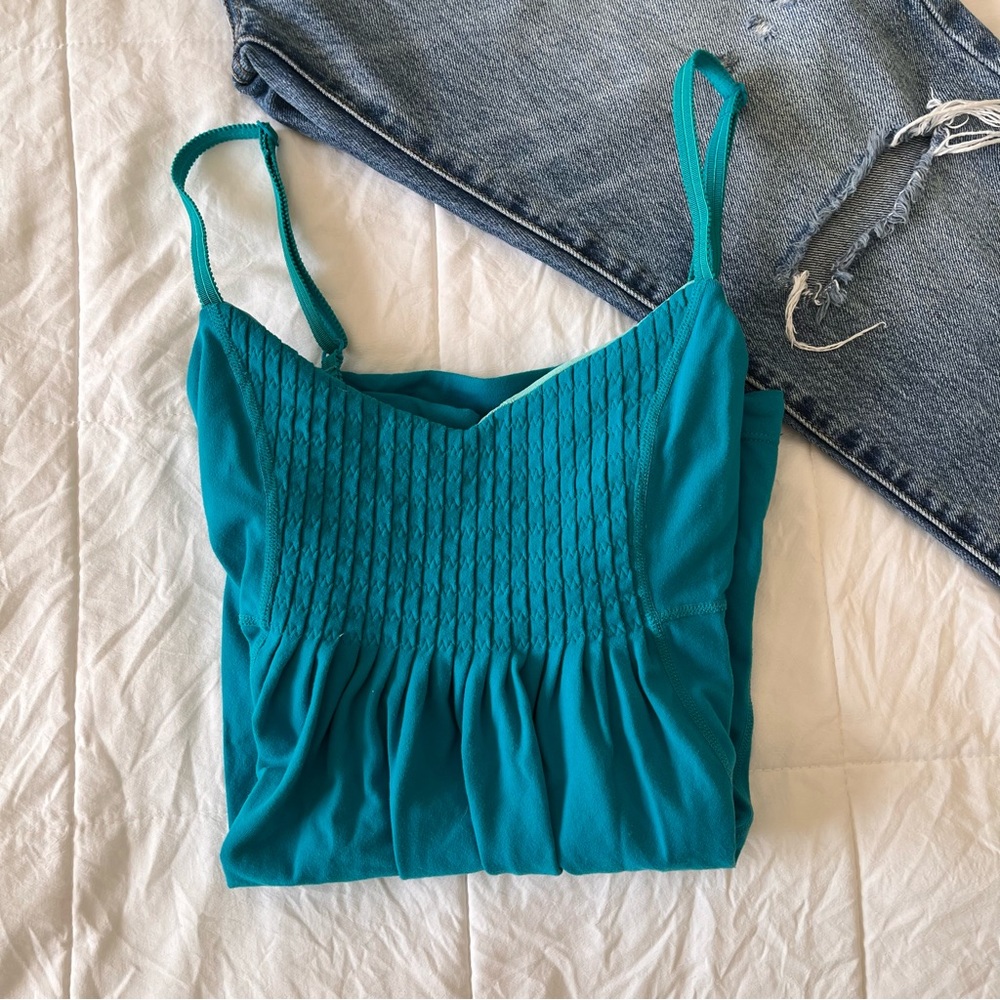 Lululemon Blue‎ Strap Tank Top Shirt Size 6