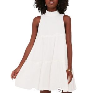 Pomander Place  Tuckernuck Morgan Sleeveless High Neck Mini Dress Size M