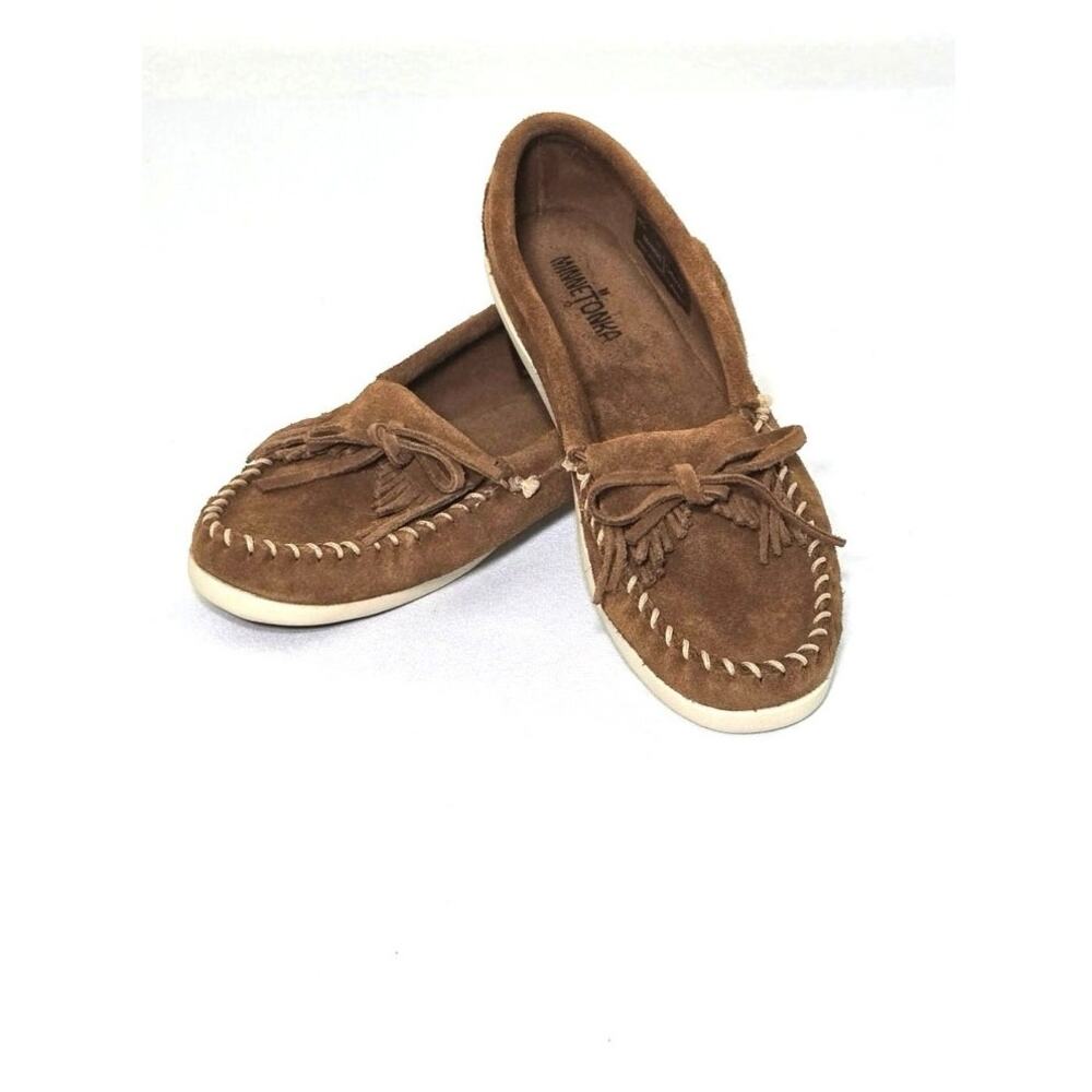 Women’s Minnetonka Suede Kitty Hardsole