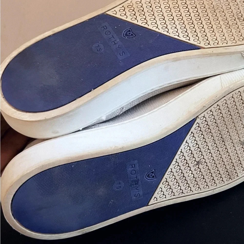 Rothy’s the original slip on knit sneaker boat shoes classic size 7.5 preppy - Picture 2 of 9