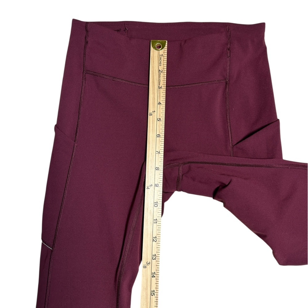 Lululemon Speed Up Tight Low Rise Full Length Tall 31" Burgundy, Size 4, W5BP1T - Picture 8 of 12