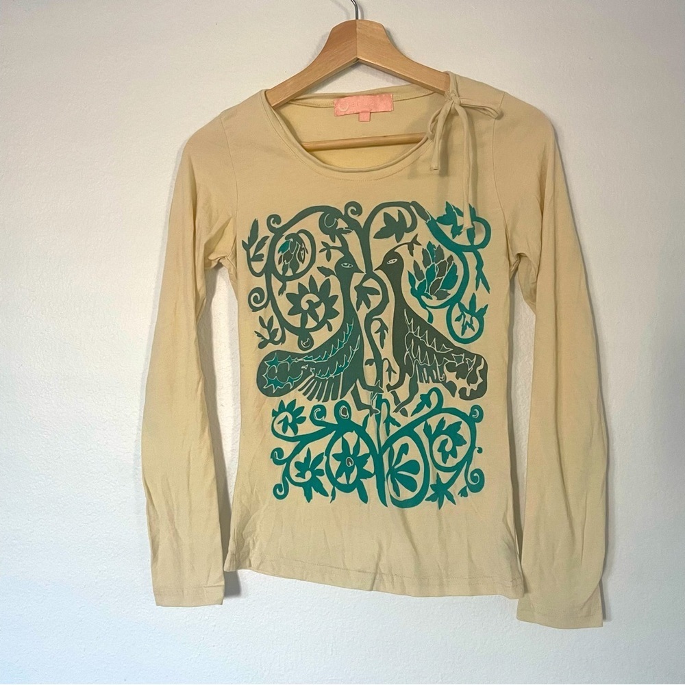 Stussy long sleeve tight graphic tee S