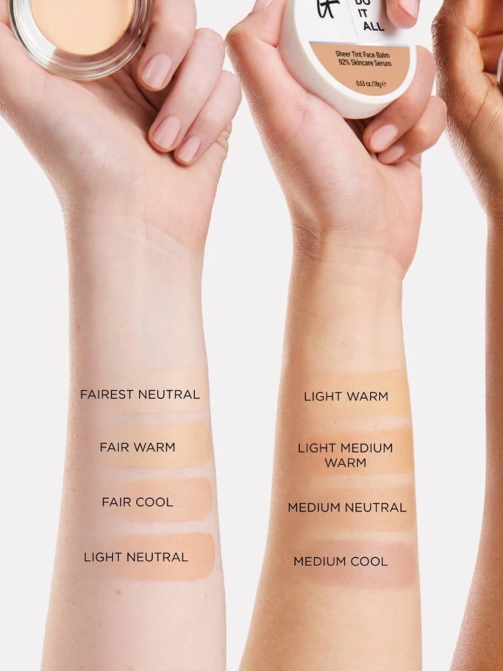 New it cosmetics Do It All Sheer Tint Face Balm - Beige - Picture 5 of 6