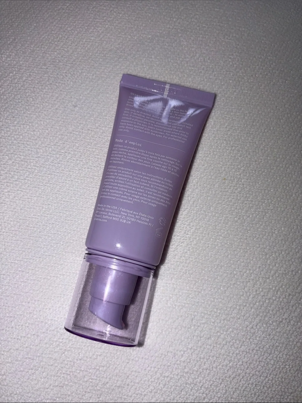 Dr! idriss Major Fade Flash Mask exfoliating aha mask - Picture 2 of 2