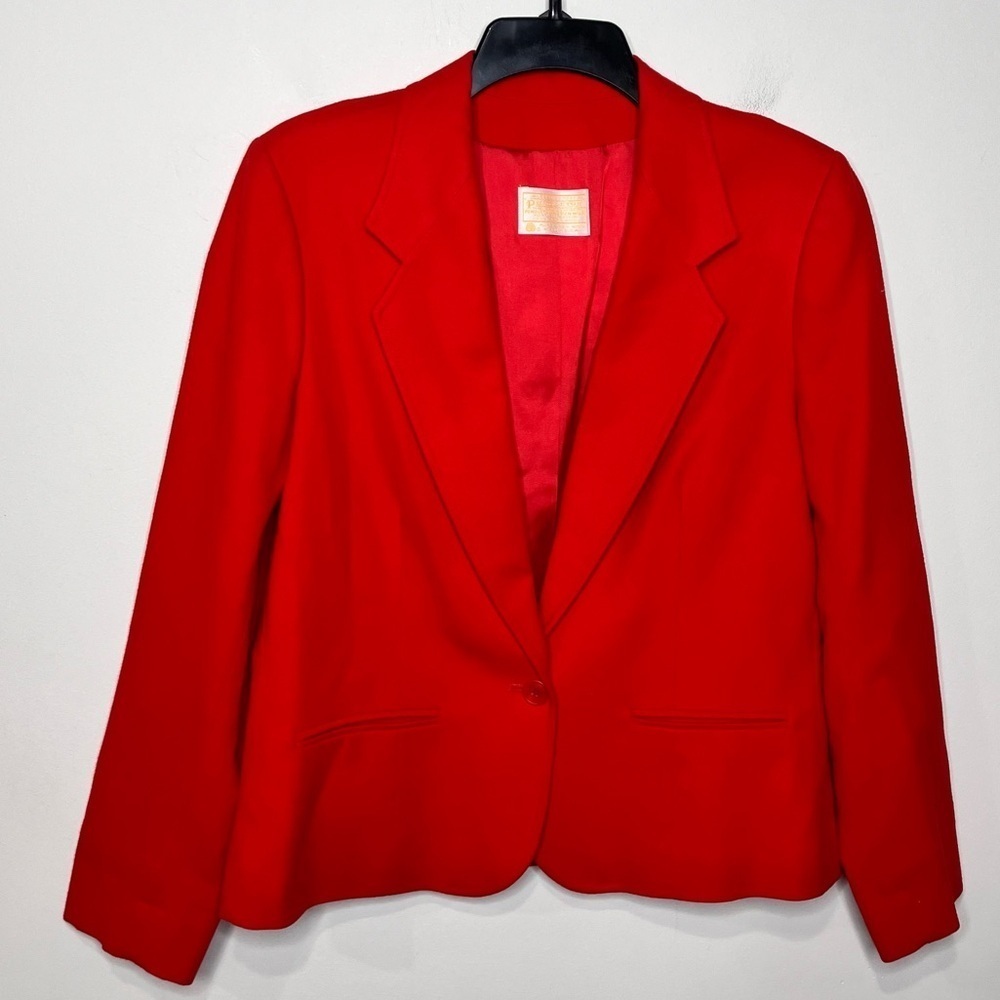 Pendleton vintage red wool blazer size‎ 12