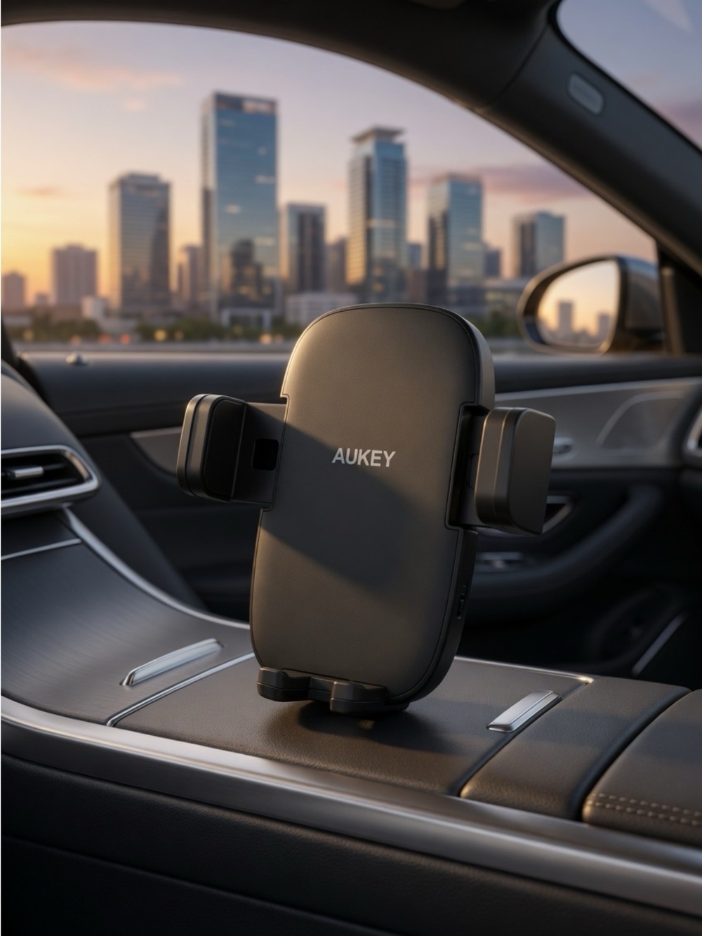 Black Car Phone Mount
