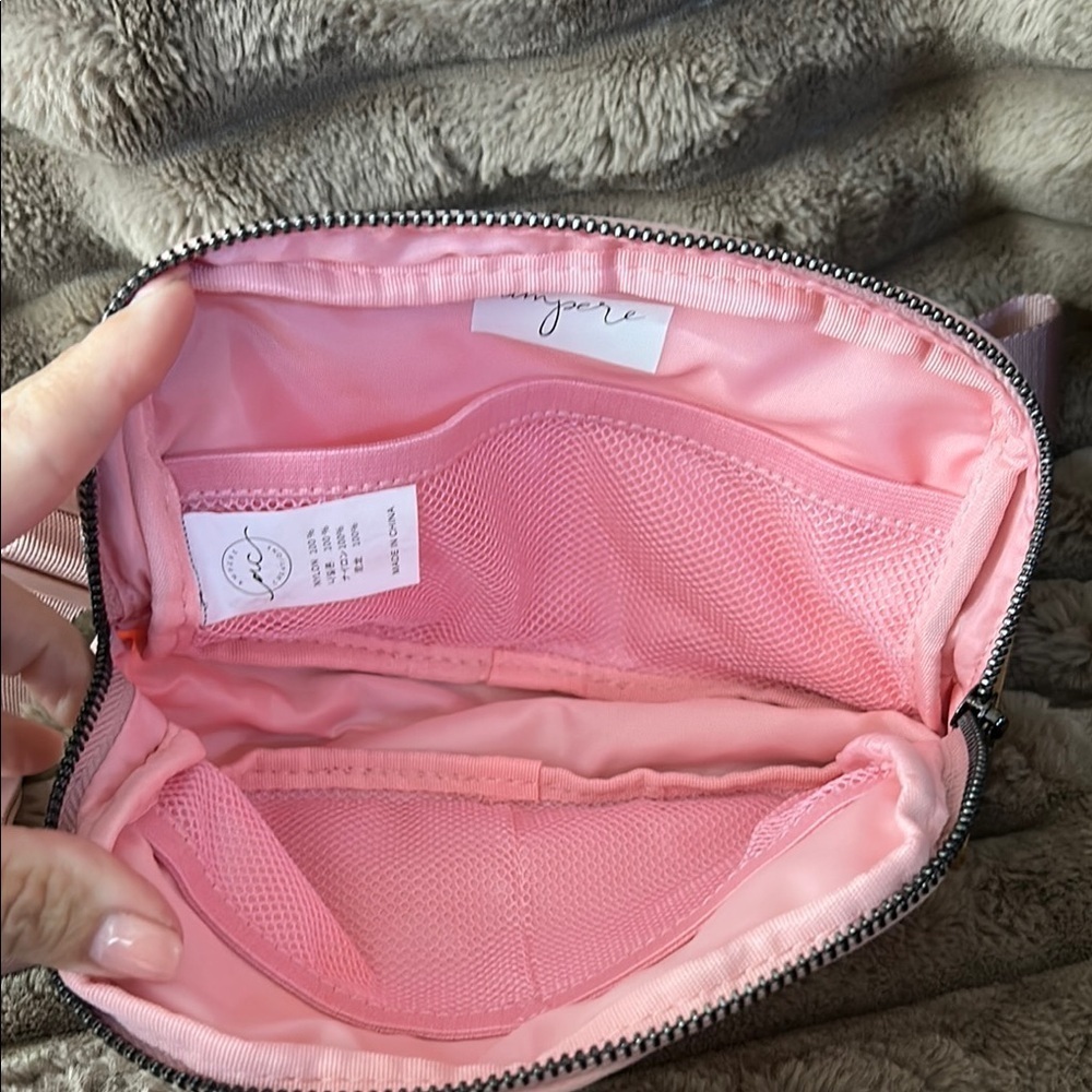 Pink Crossbody Bag with Minimalist Design - Picture 6 of 8