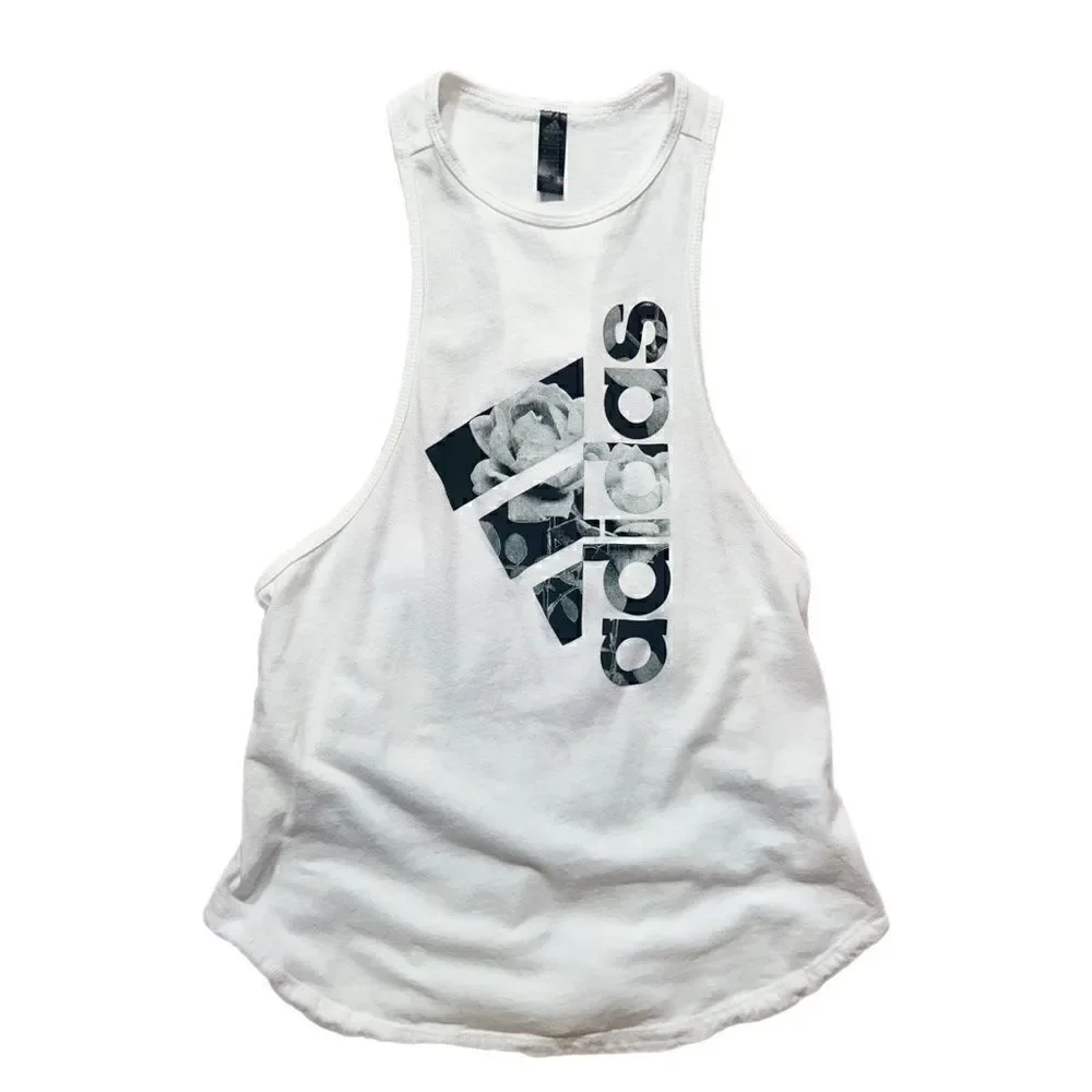 Adidas  Floral Graphic Muscle Tank - Picture 5 of 7