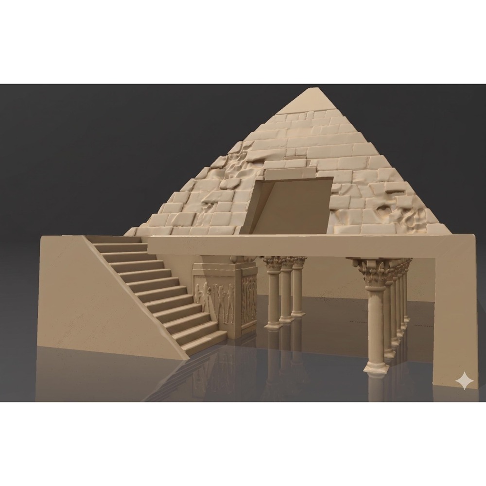 Egyptian Pyramid Hide - Underground Viewing Burrow/Tomb - Picture 3 of 5