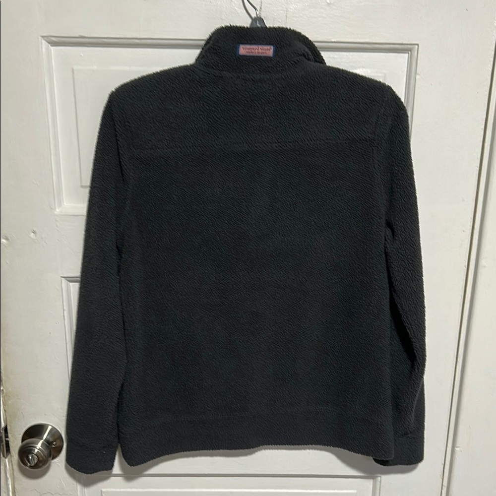 Vineyard Vines Gray Zip Up Jacket Fleece - Picture 7 of 8