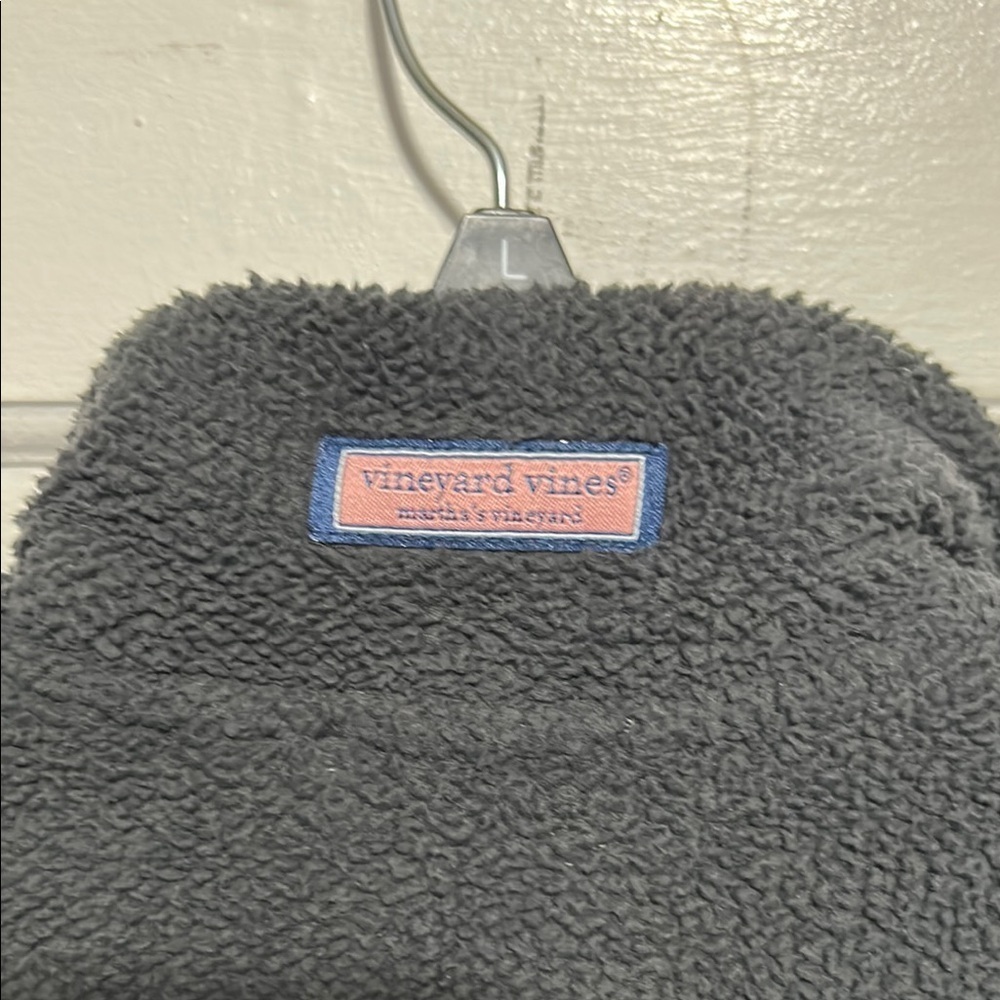Vineyard Vines Gray Zip Up Jacket Fleece - Picture 8 of 8