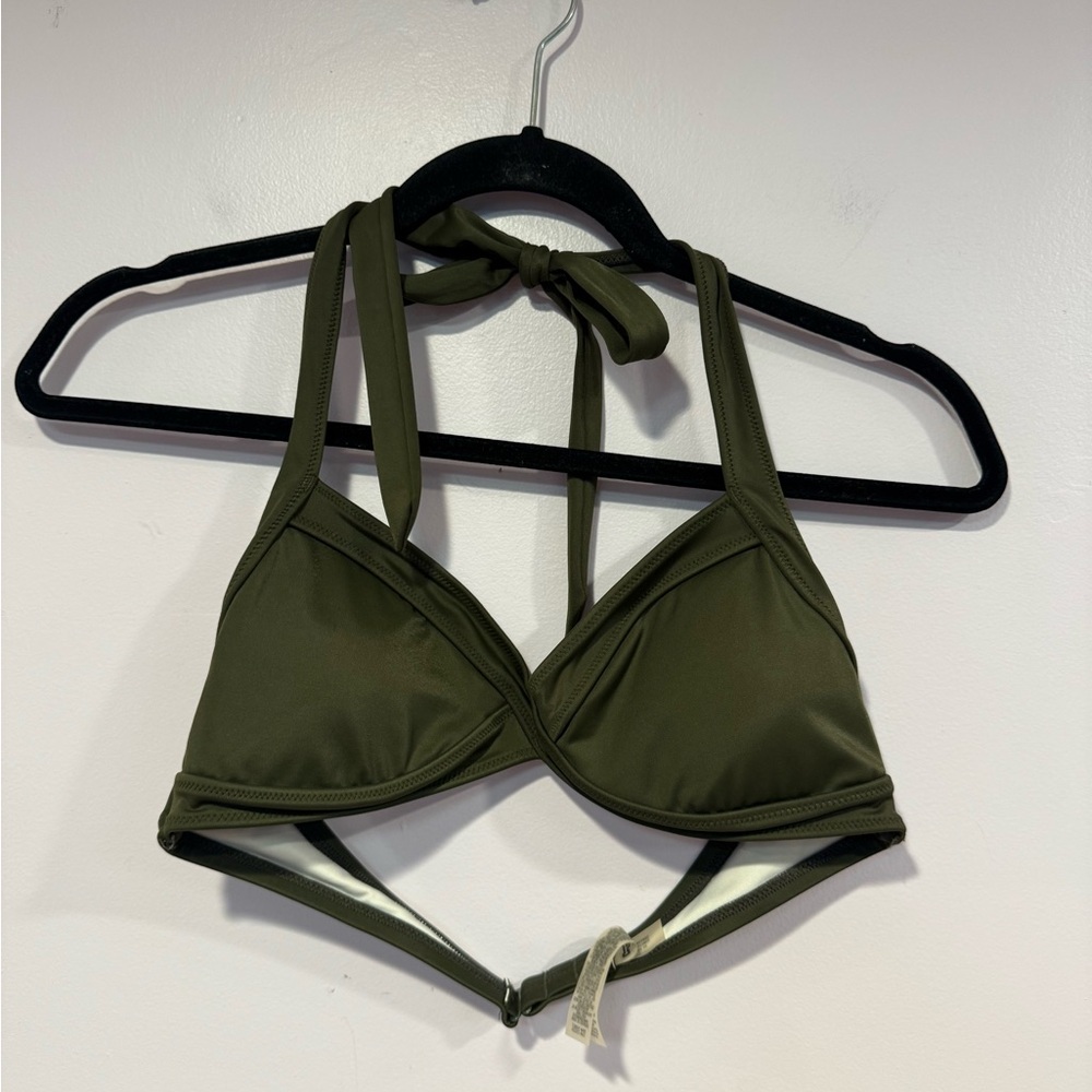Victorias Secret PINK green‎ bikini top