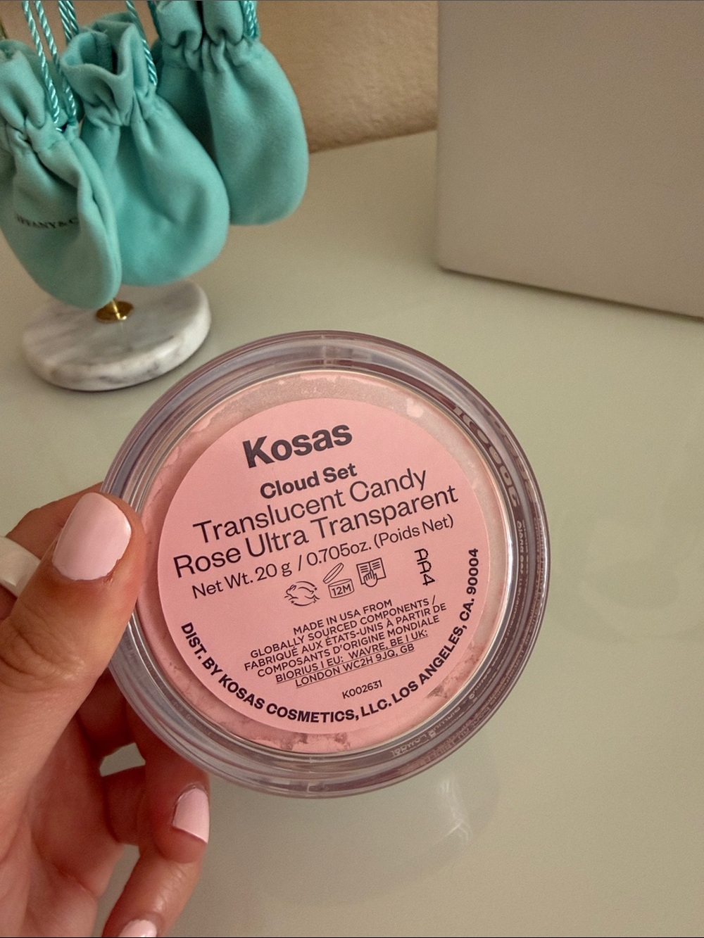 Kosas Cloud Set translucent loose setting and blurring powder candy rose new - Picture 3 of 7