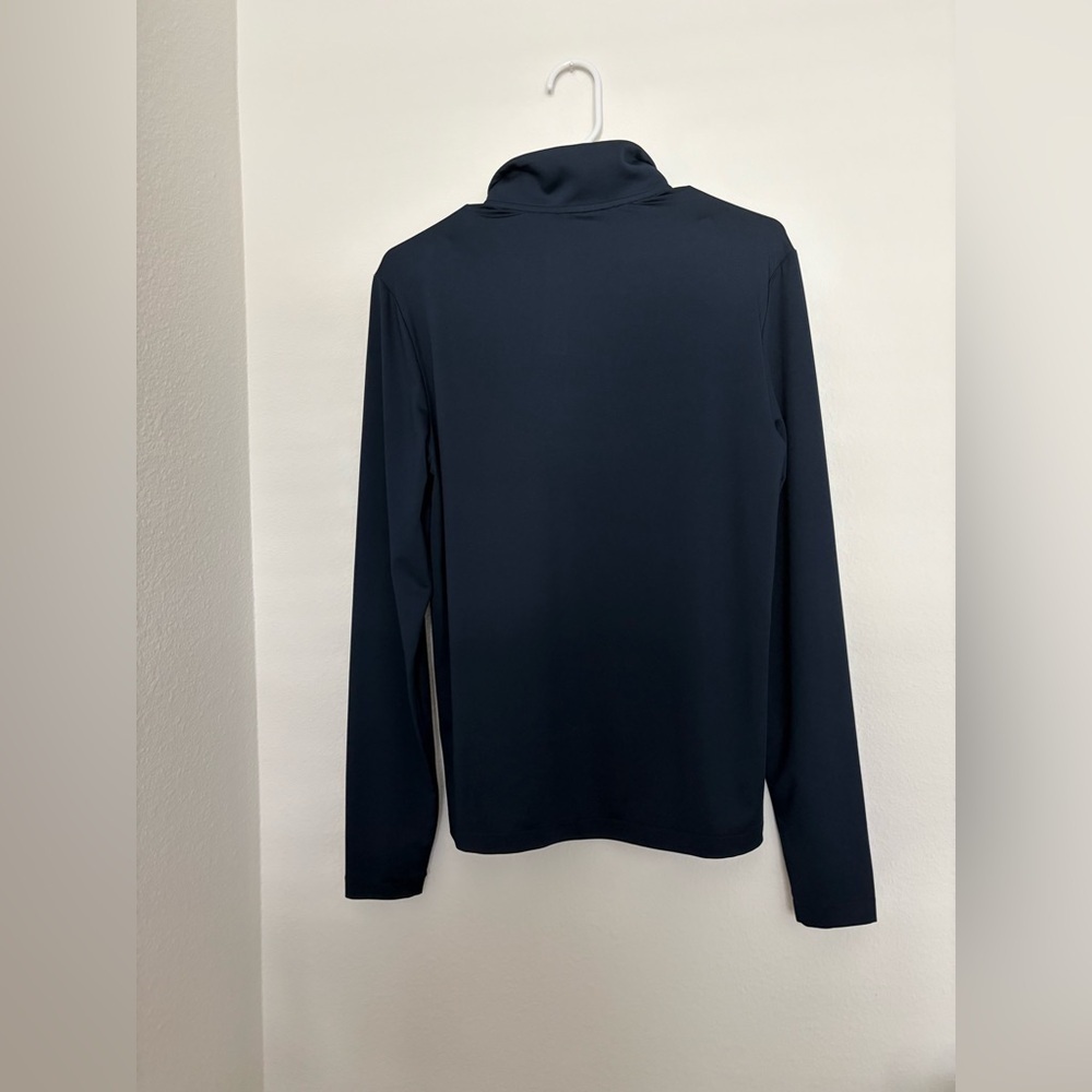 Michael Kors Golf Dark Blue Zip Collar Top size XS NWT - Picture 2 of 7
