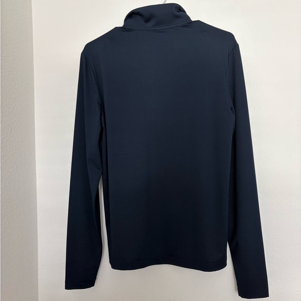 Michael Kors Golf Dark Blue Zip Collar Top size XS NWT - Picture 7 of 7
