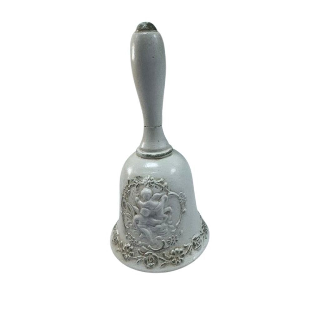 Vintage Porcelain Bell Angel Design Romantic Mid-Century Modern