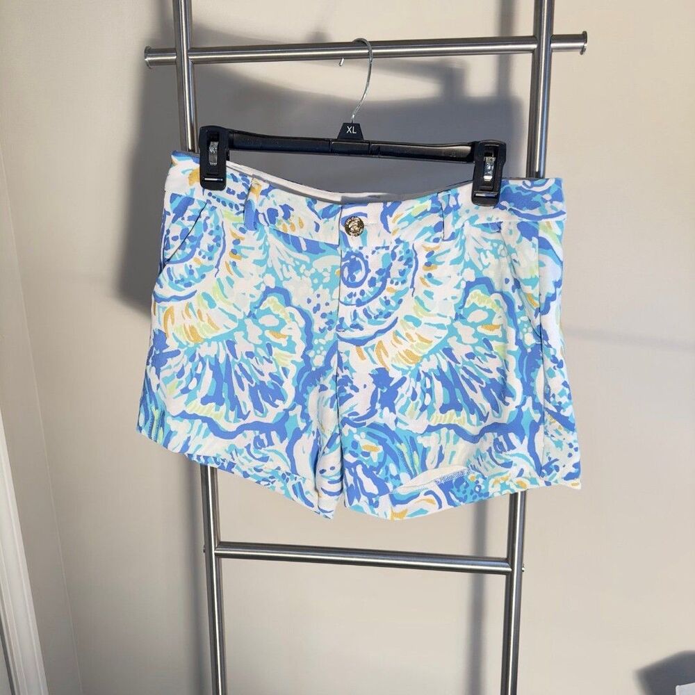 Lilly Pulitzer The Kerrie Short Womens Coral Reef Island Seacret
