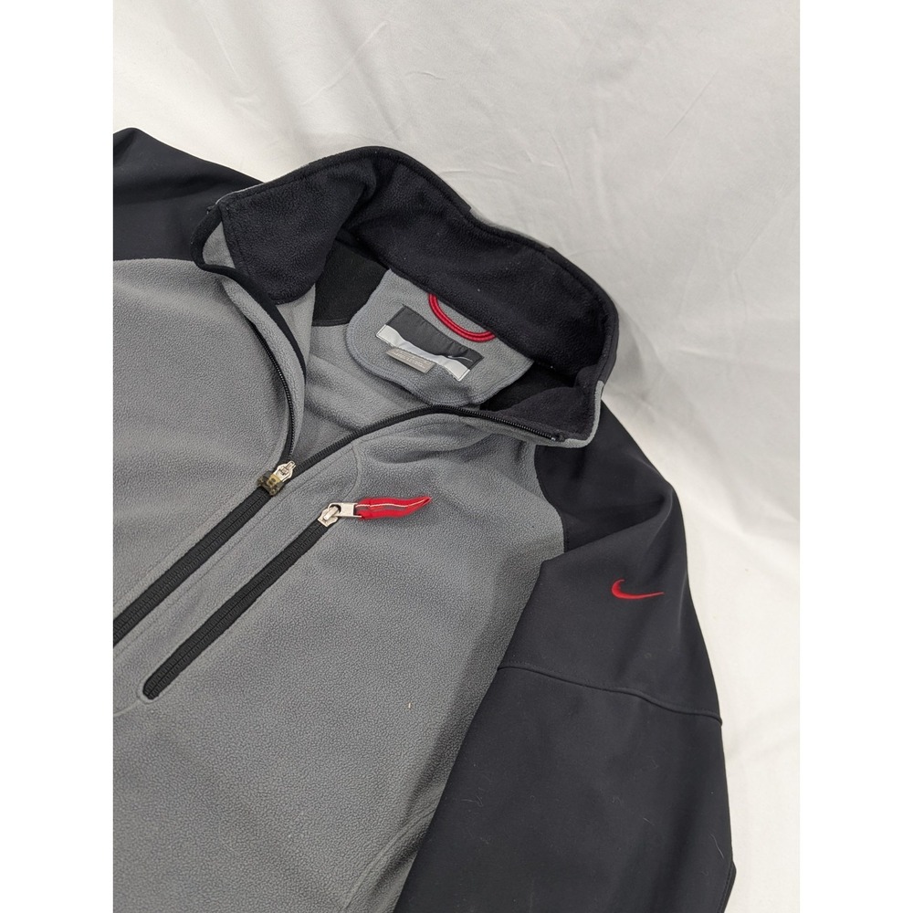 Vintage Y2K Nike Fleece Jacket‎ Silver Tag L Dri-fit Rare Tech 2000s *Read