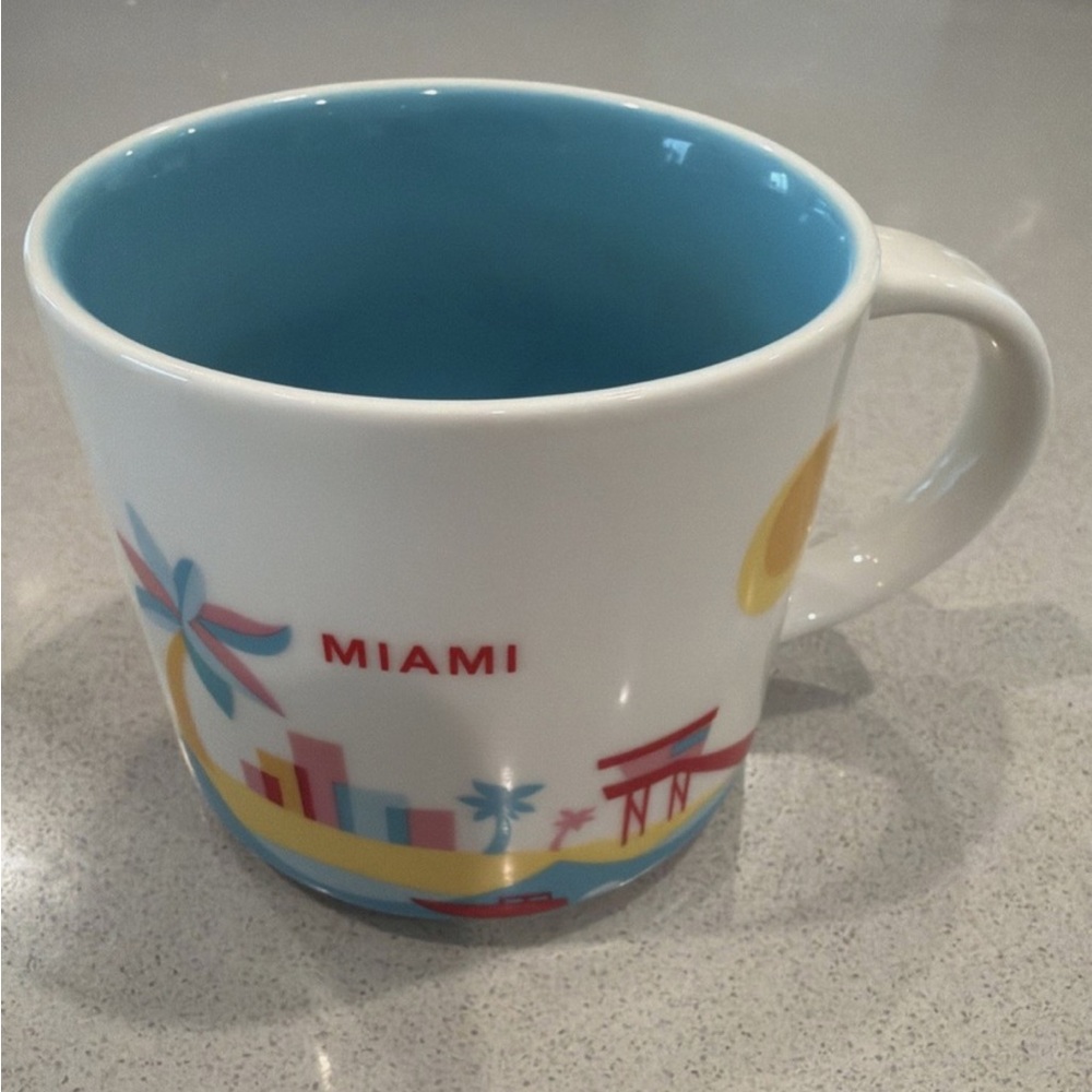 Starbucks Miami You Are Here Collection Coffee Mug 14 oz retired 2016