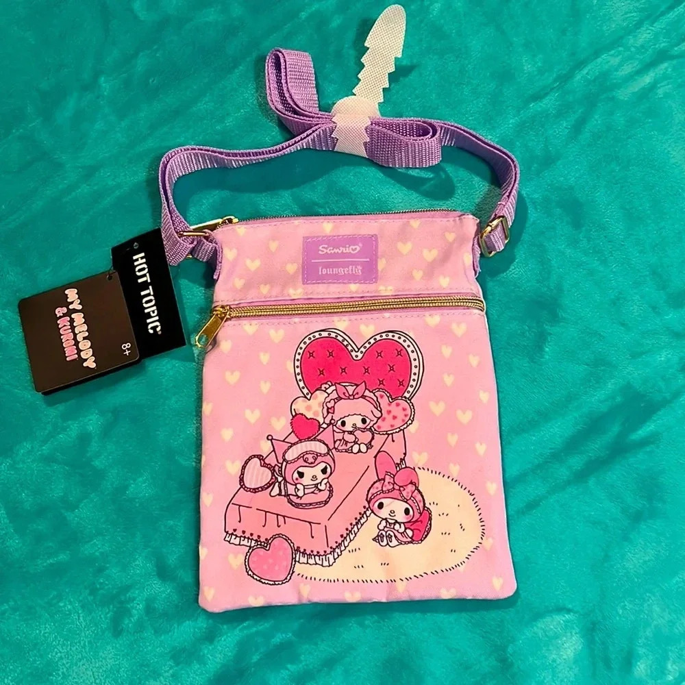 Loungefly Sanrio My Melody & Kuromi crossbody bag, NWT