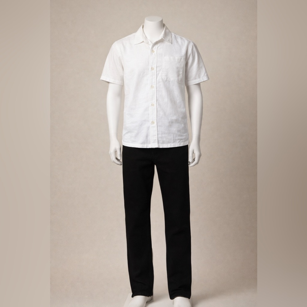 GAP‎ Kids White Button Down Shirt & GAP Denim Black