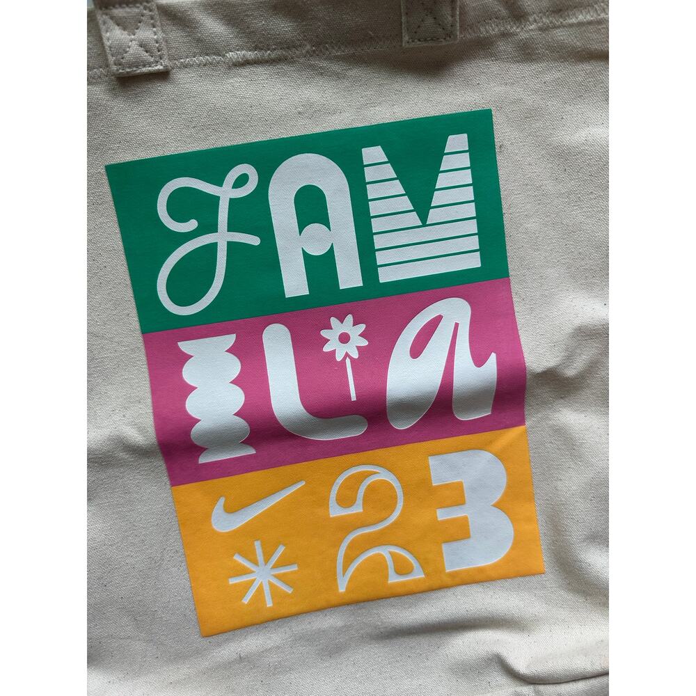 NWOT Nike Familia 2023
Hispanic Heritage Month Canvas Tote Bag - Picture 2 of 5