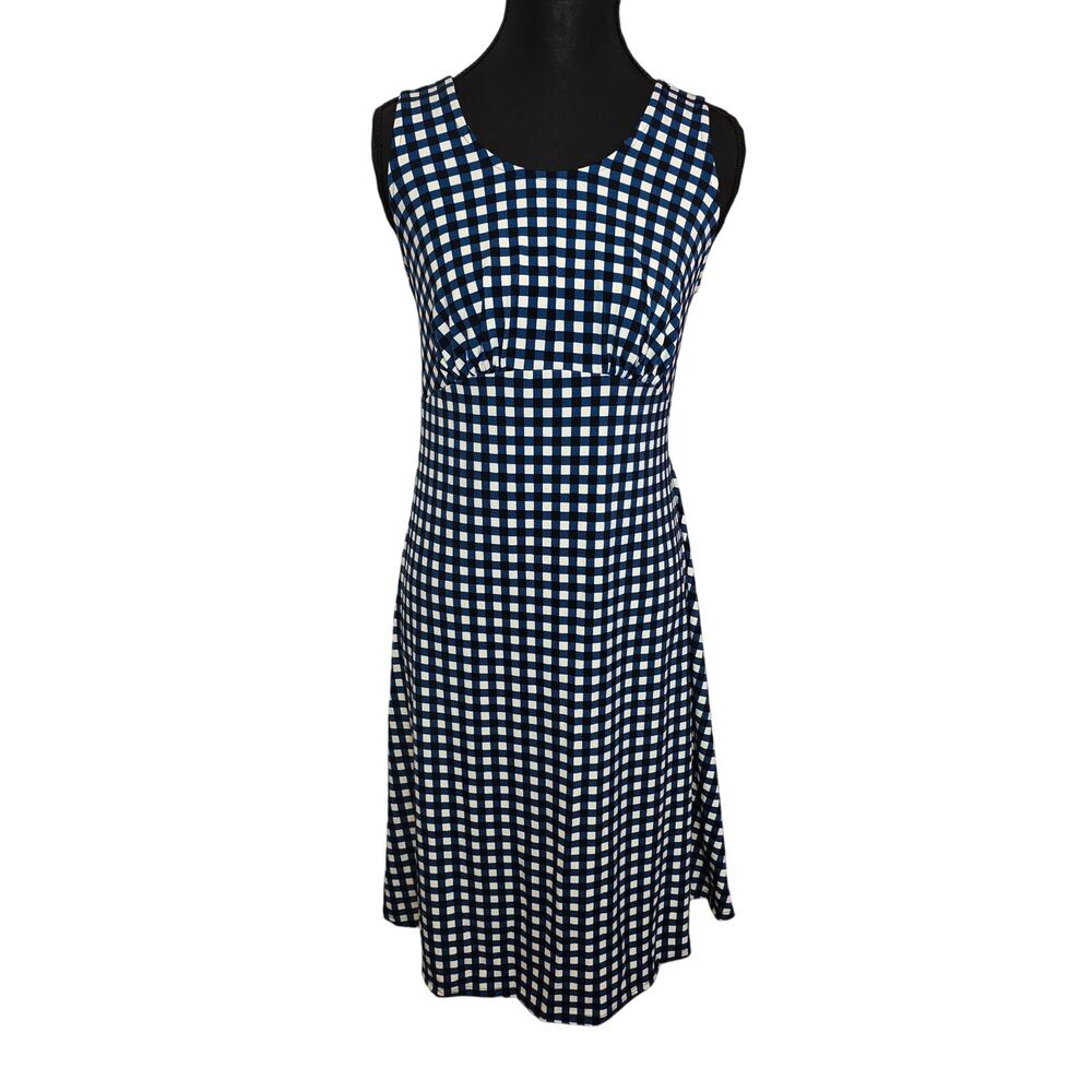 Leota Perfect Wrap Midi Dress Checkered Prariecore‎ Cottage Size XS