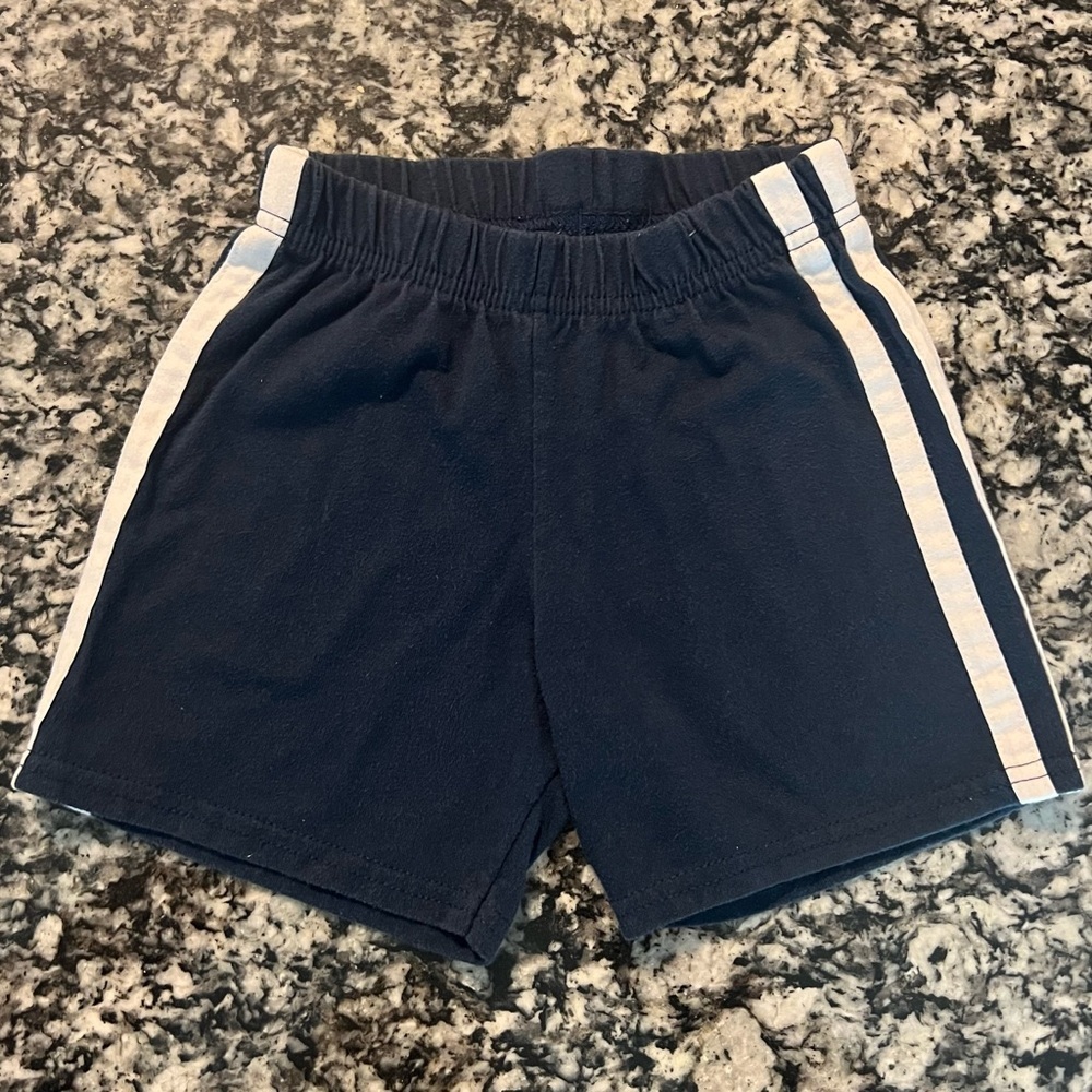 Garanimals Black/white Kids Athletic Shorts Stretchy Size 24M (0787) - Picture 2 of 6