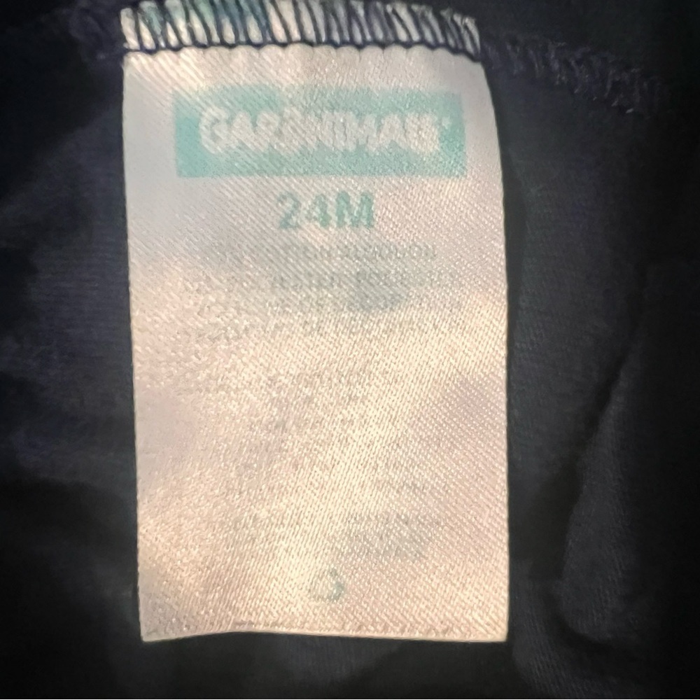 Garanimals Black/white Kids Athletic Shorts Stretchy Size 24M (0787) - Picture 5 of 6
