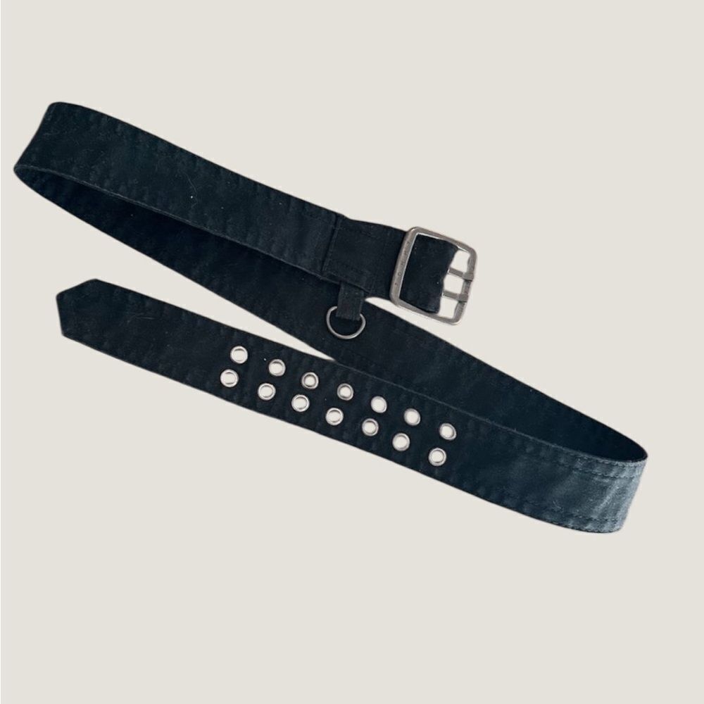 ✨3/$25✨ Vintage Tommy Hilfiger Black Fabric Belt
