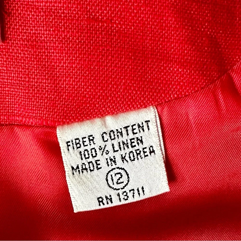 Vintage Valerie Stevens Women’s Jacket Red Size 2 (Petites) - Picture 6 of 6