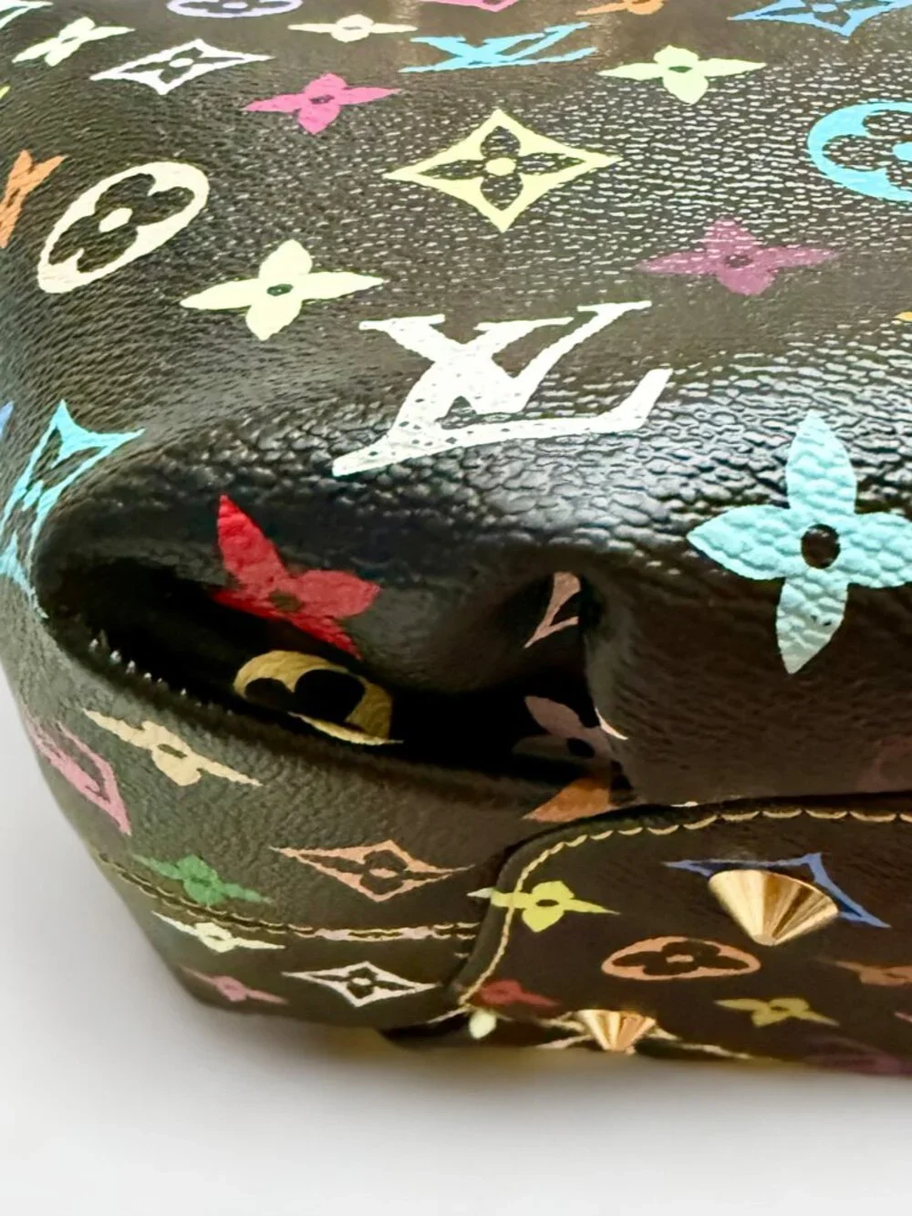 Louis Vuitton x Takashi Murakami Annie GM Handbag Multicolor Monogram - Picture 7 of 16