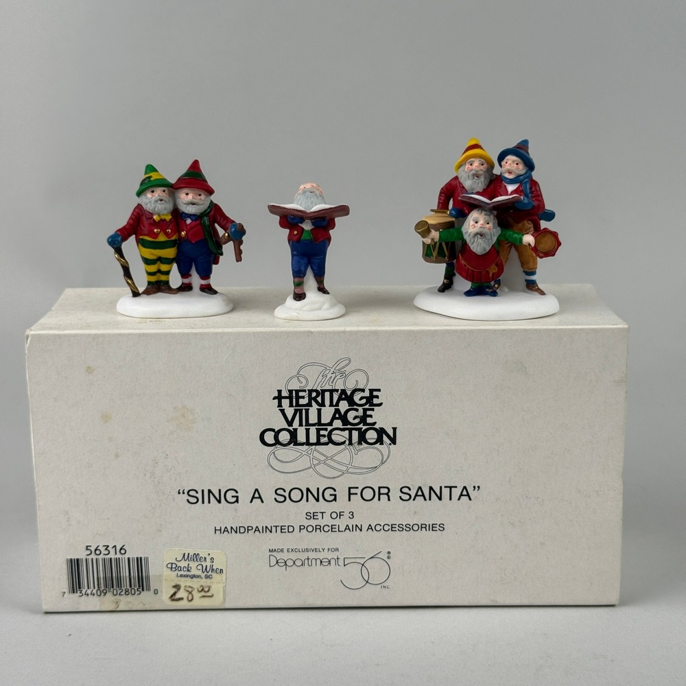 Department‎ 56 Sing A Song For Santa North Pole Series #56316 NOS