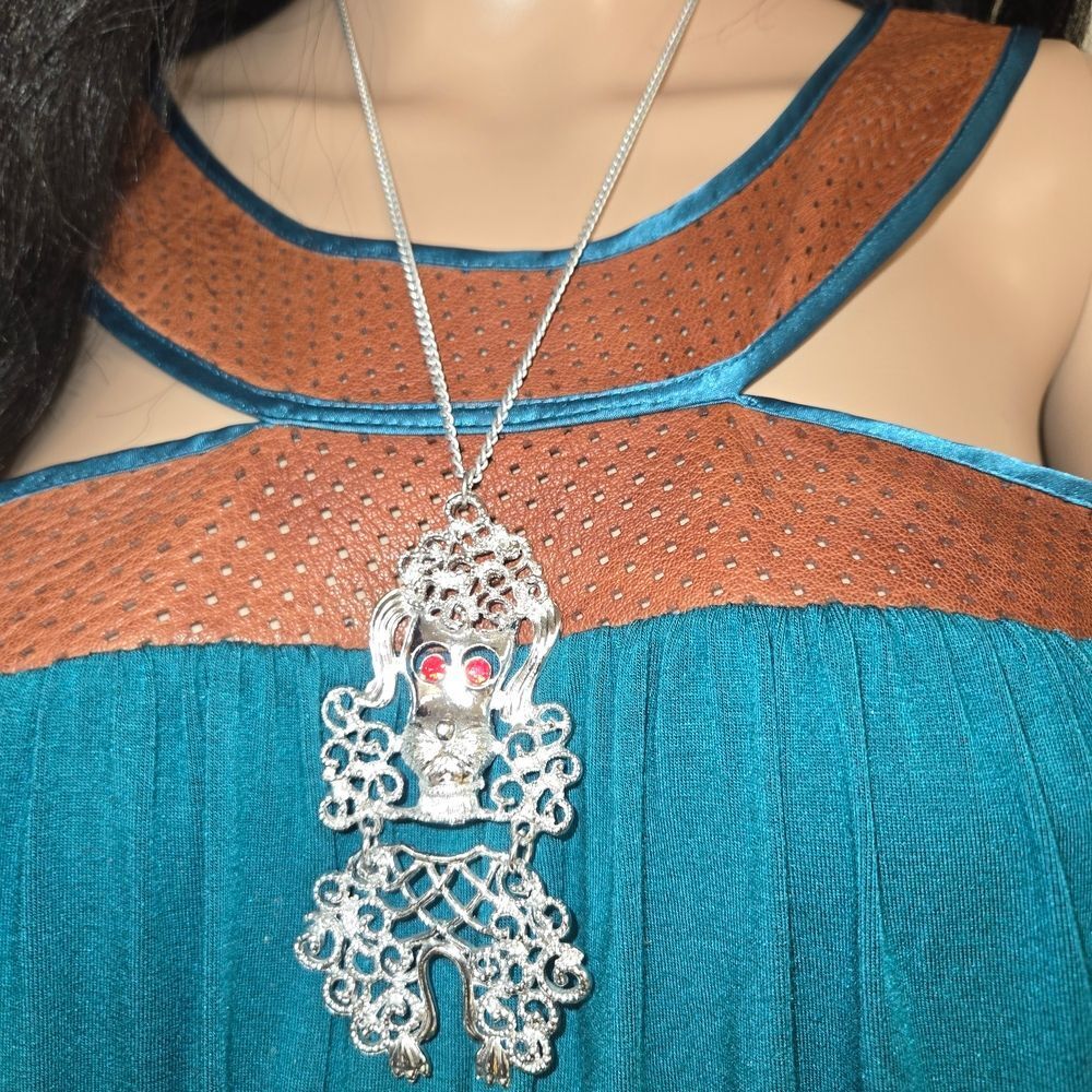 Silver Poodle Necklace