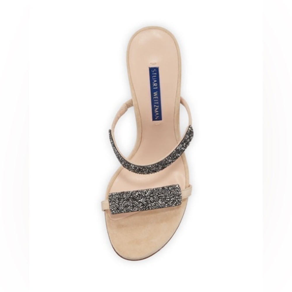 Stuart Weitzman Razzle 95 crystal embellished sandals size 9 - Picture 2 of 14