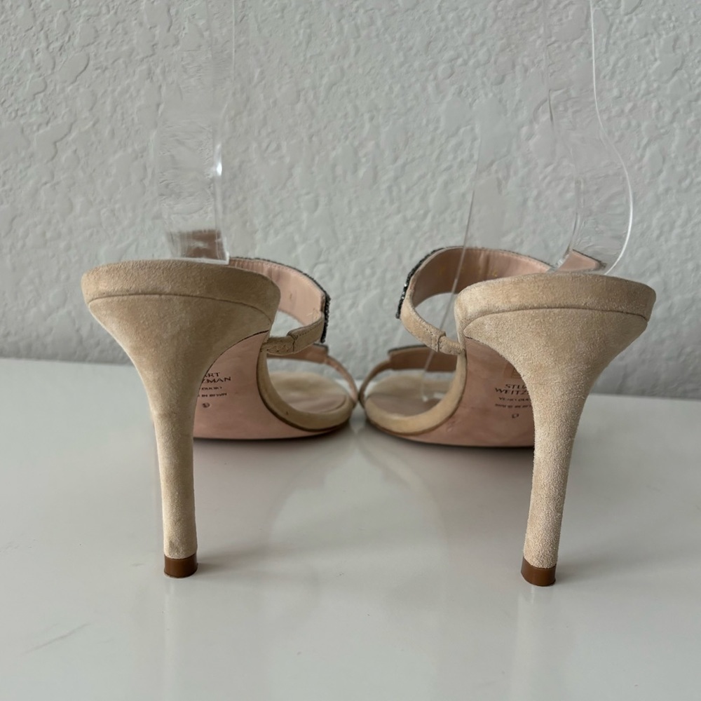 Stuart Weitzman Razzle 95 crystal embellished sandals size 9 - Picture 6 of 14