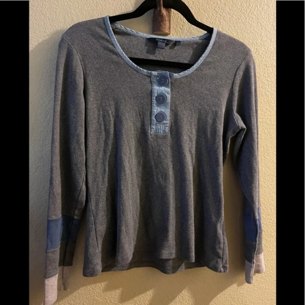 Boden Colorblock Henley, Girl’s 14 - Picture 2 of 8