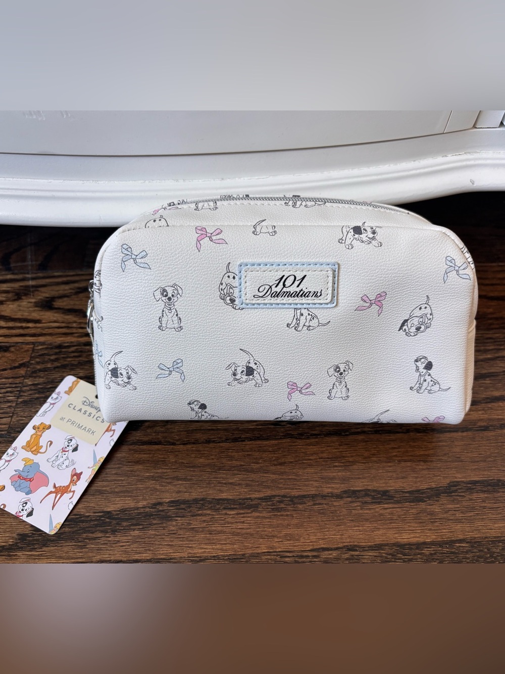 Disney 101 Dalmatians White Cosmetic Makeup Bag Brand New