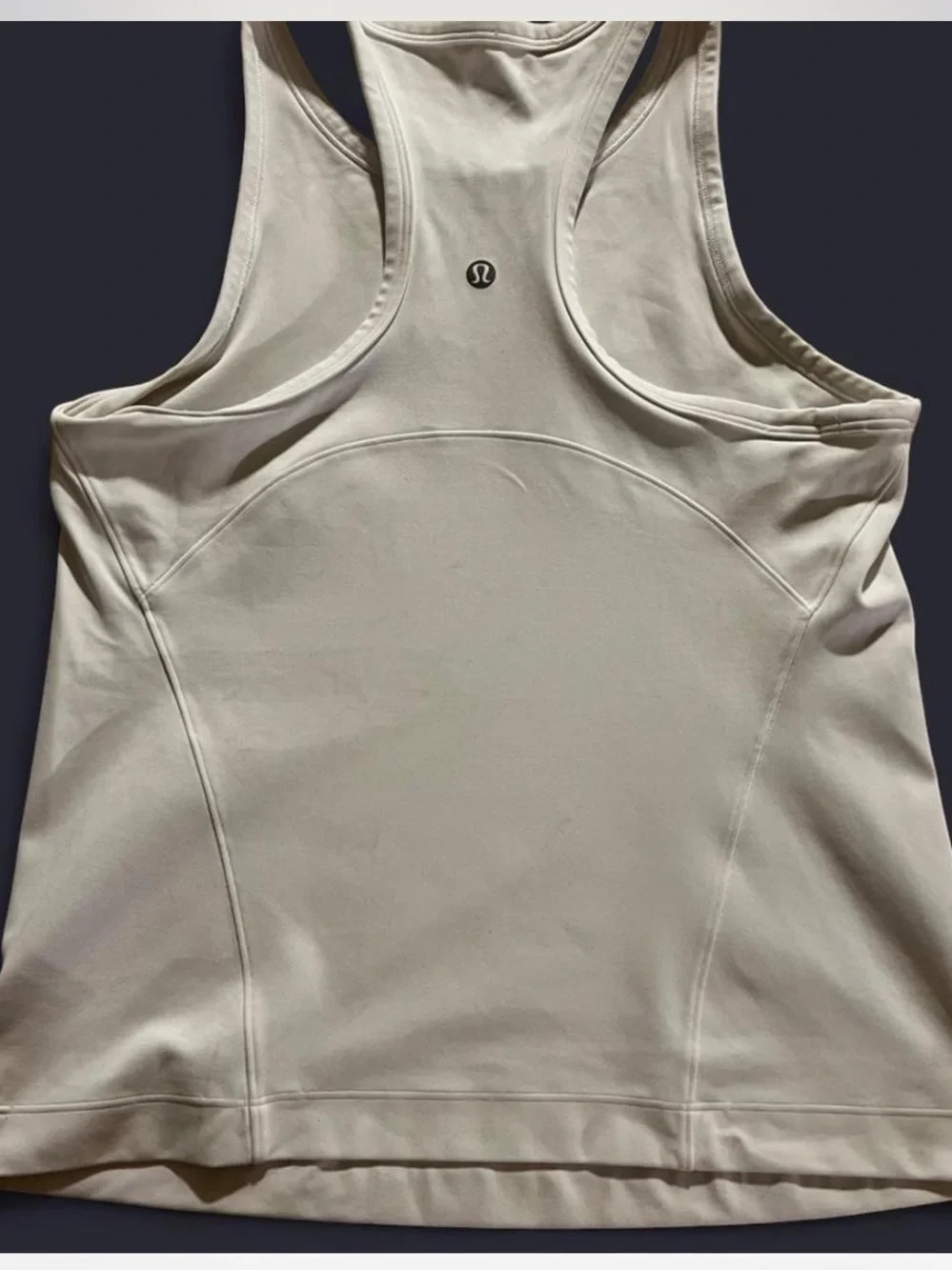 Lululemon athletica White Racerback Tank - Picture 1 of 4